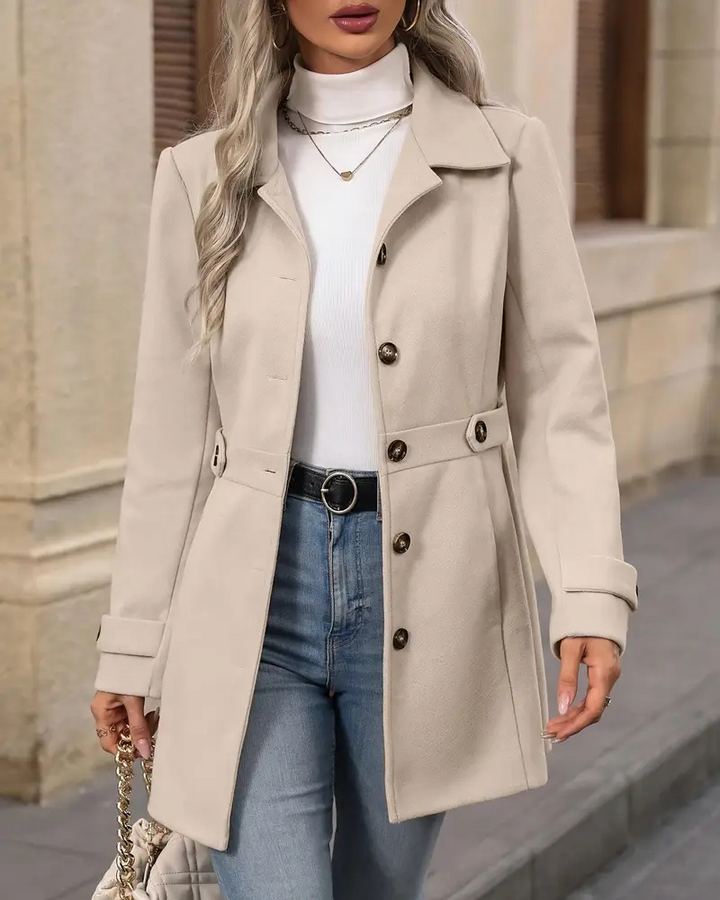 Elena | Eleganter Taillierter Mantel
