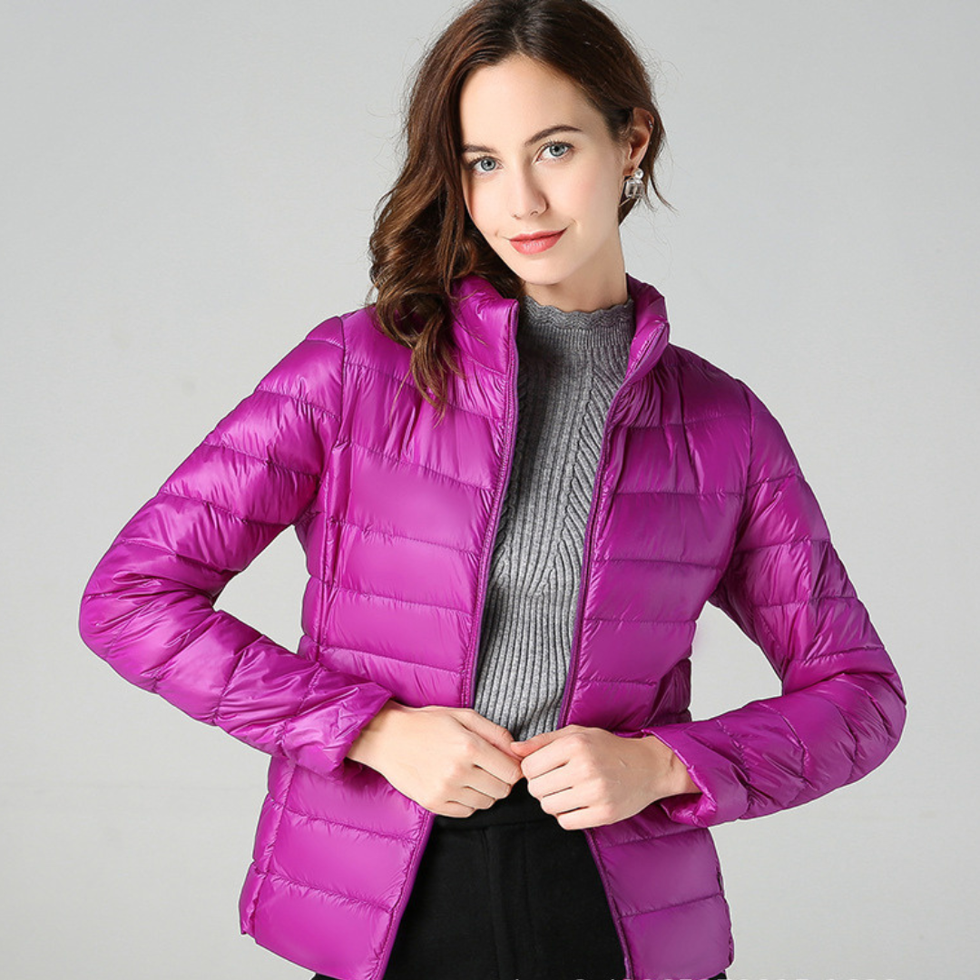 Damen Packable Daunenjacke – Ultra-Leichte Pufferjacke