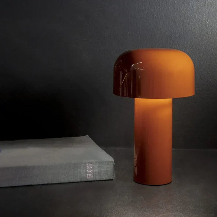 LED Table Lamp | Wireless &amp; Rechargeable | Mushroom Ambient Light