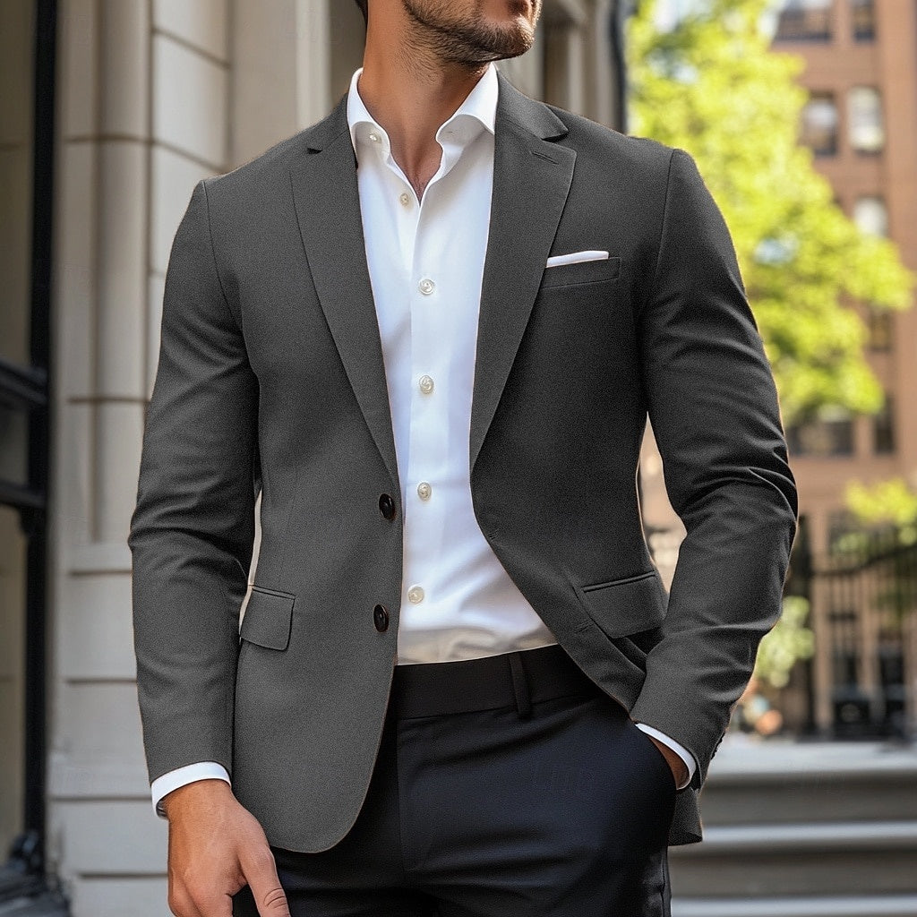 Scott | Lässige Standard Passform Einreiher Jacke