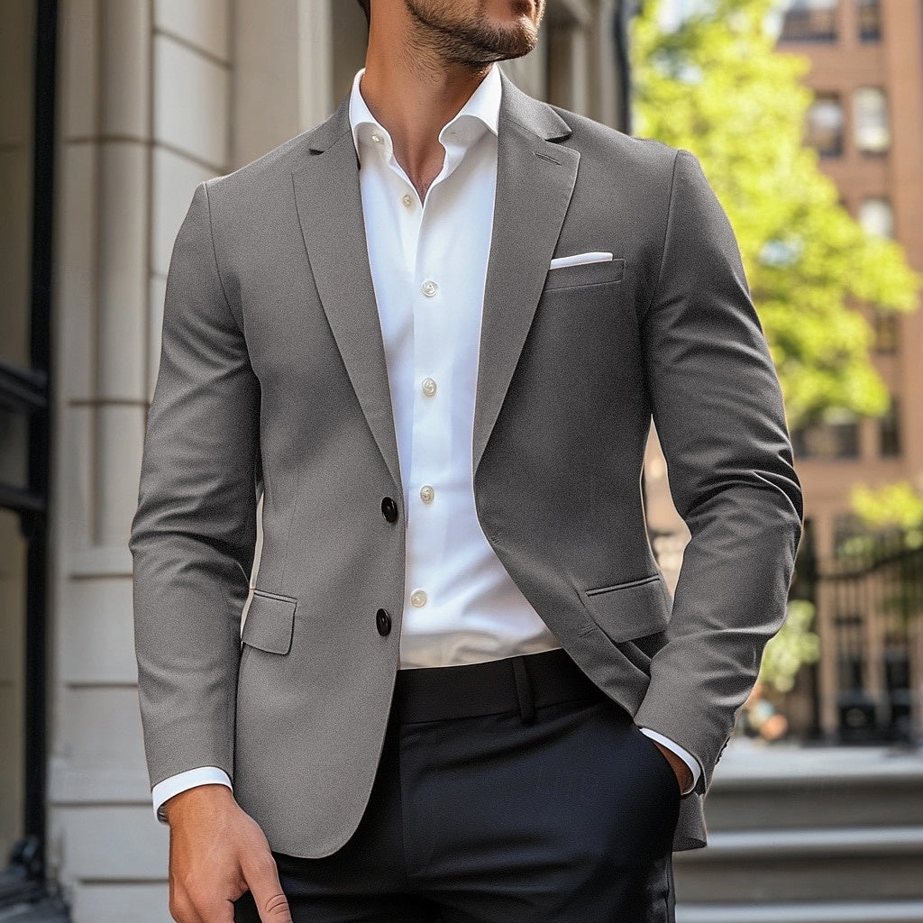 Scott | Lässige Standard Passform Einreiher Jacke