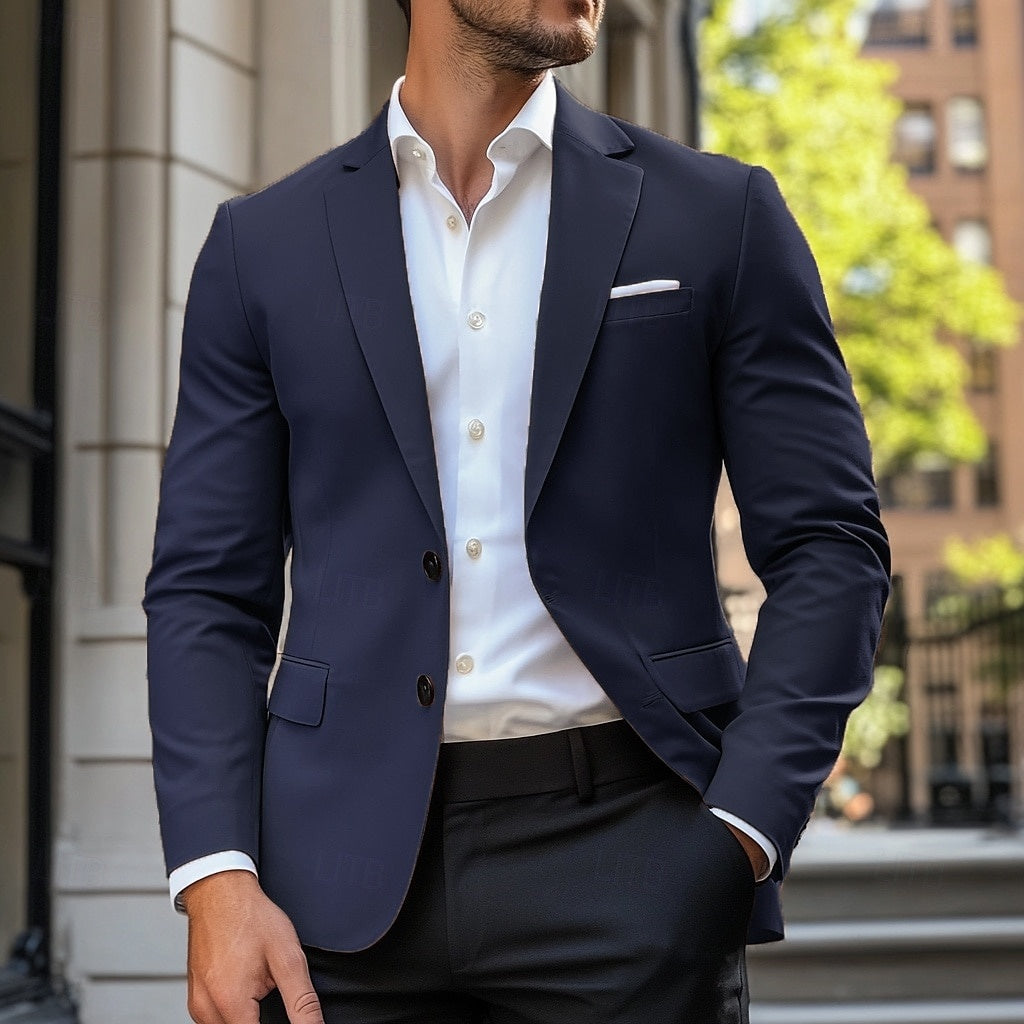 Scott | Lässige Standard Passform Einreiher Jacke