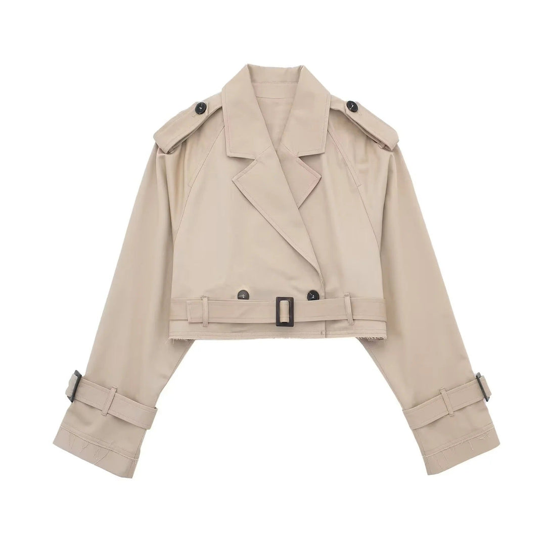 Angie | Trench-coat mi-saison pour femme avec ceinture