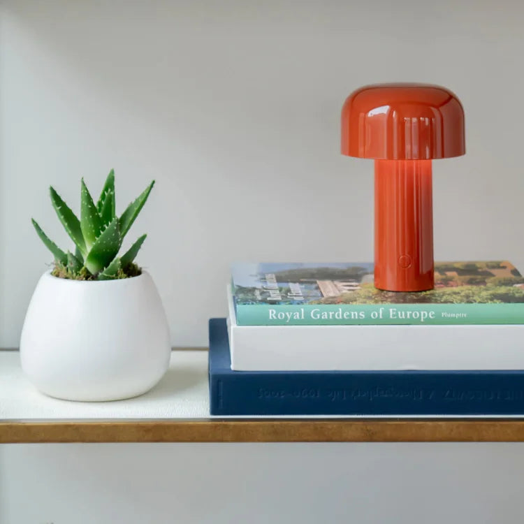 LED Table Lamp | Wireless &amp; Rechargeable | Mushroom Ambient Light