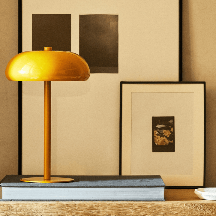 Wireless LED Table Lamp | Dimmable | Metal | Rechargeable