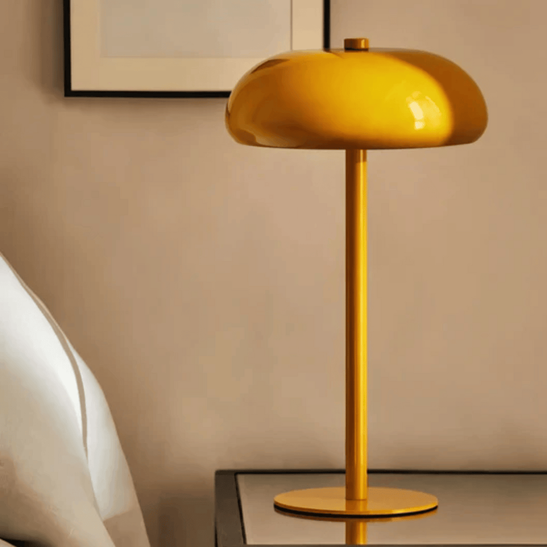 Wireless LED Table Lamp | Dimmable | Metal | Rechargeable