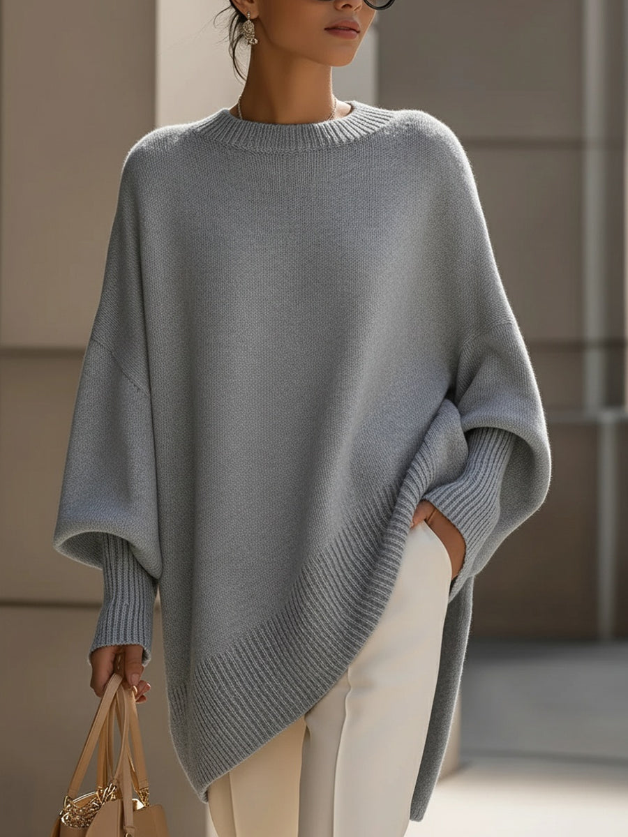 Damenbluse | Oversized Pocho-Stil