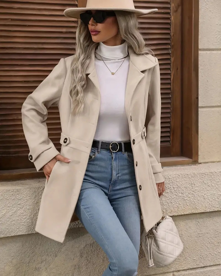 Elena | Eleganter Taillierter Mantel