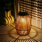 Solar Table Lamp Rattan Look | LED | Wireless | Outdoor