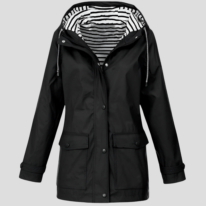 Wasserdichte und winddichte Damenjacke