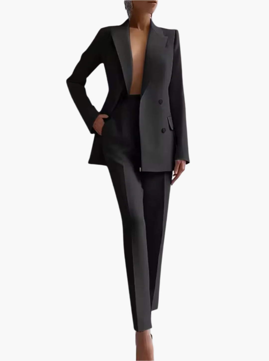 Damen Business-Anzug Set – Elegantes Büro-Outfit mit Blazer und Hose für stilvolle Looks