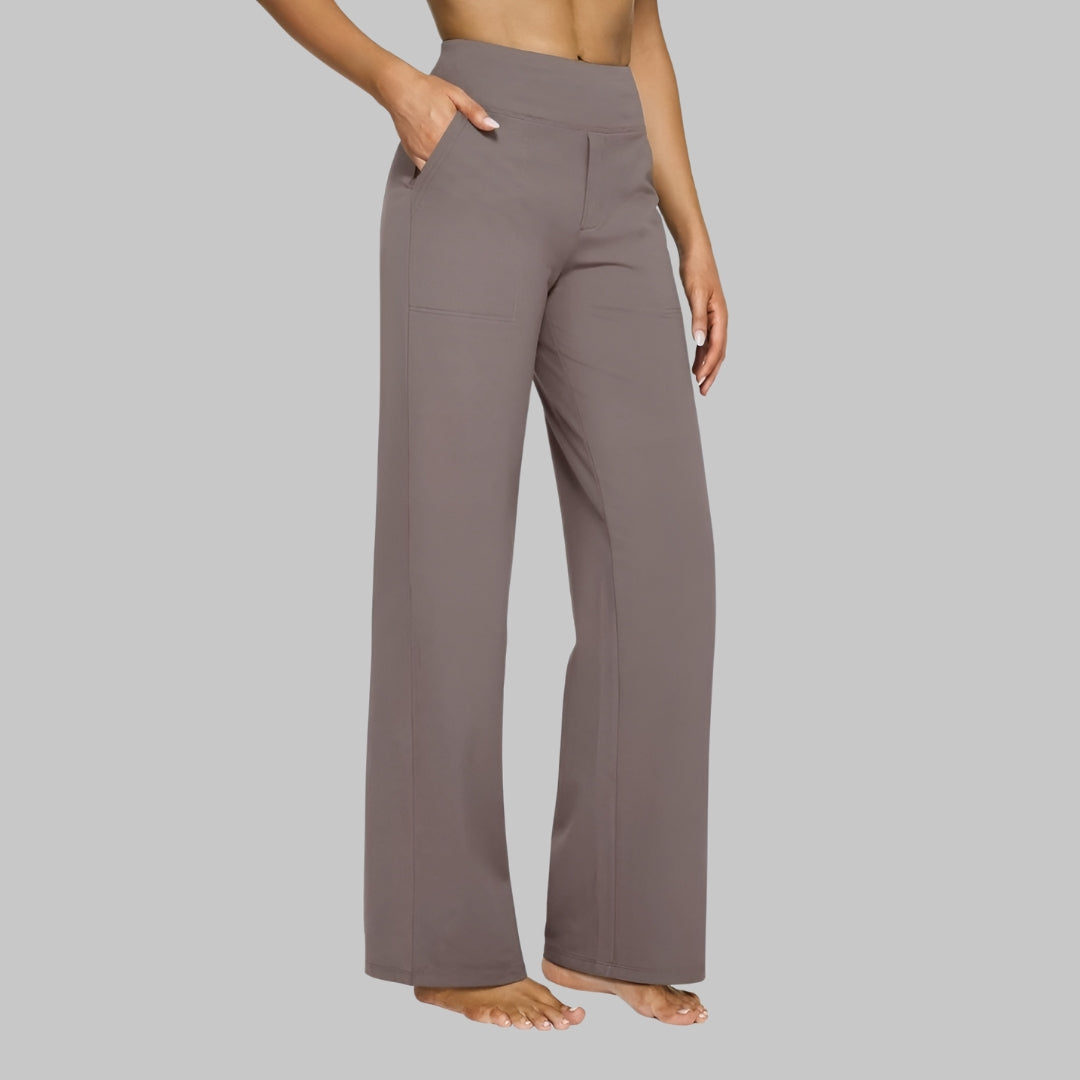 Pantalon Lia Stretch | Pantalon pour femme à la coupe confortable et au tissu stretch doux