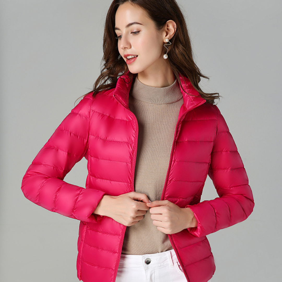 Damen Packable Daunenjacke – Ultra-Leichte Pufferjacke