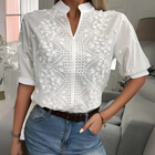 Damen Klassische Bluse mit Tailliertem Schnitt und Vielseitigem Stil