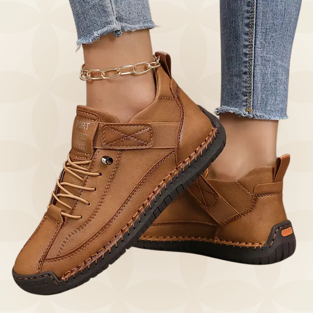 Margreet - Damen Bequeme Orthopädische Sneakers mit Dämpfung