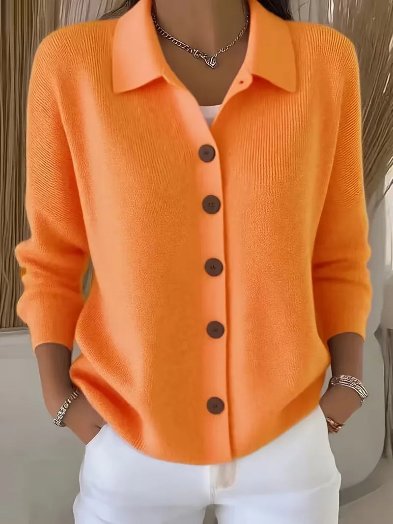 Cardigan mit V-Ausschnitt