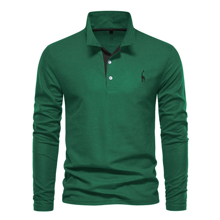 Polo-Shirt Herren Knop-Hals Casual
