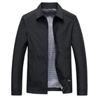 Veste décontractée d'été minimaliste zippée sur le devant pour homme