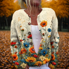 Helena | Vintage Blumen Cardigan