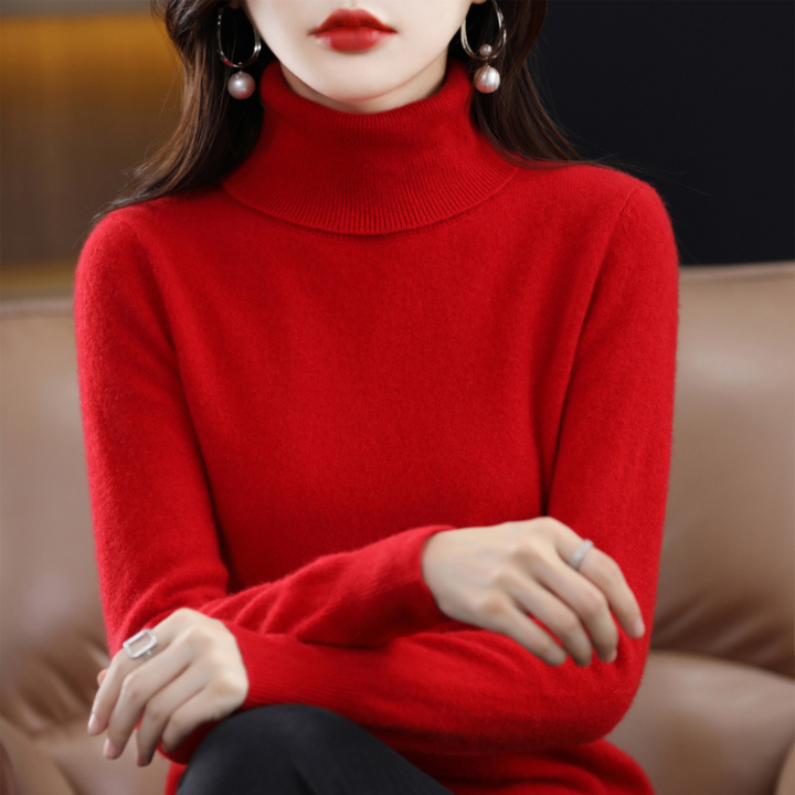 Luxus Kaschmir Damen Rollkragenpullover - Elena