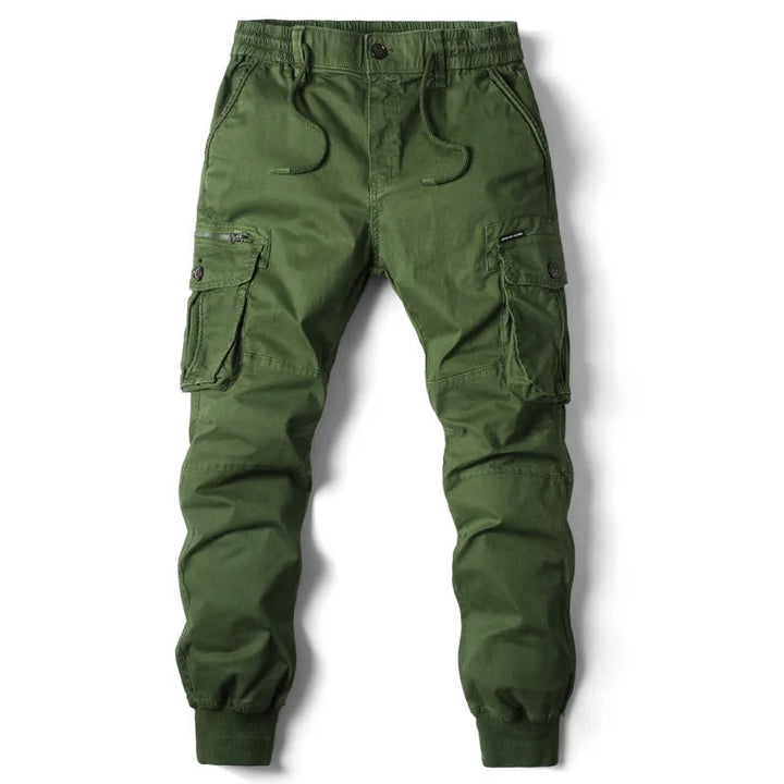 Niel | Joggeur cargo homme multipoches bords-côtes anthracite