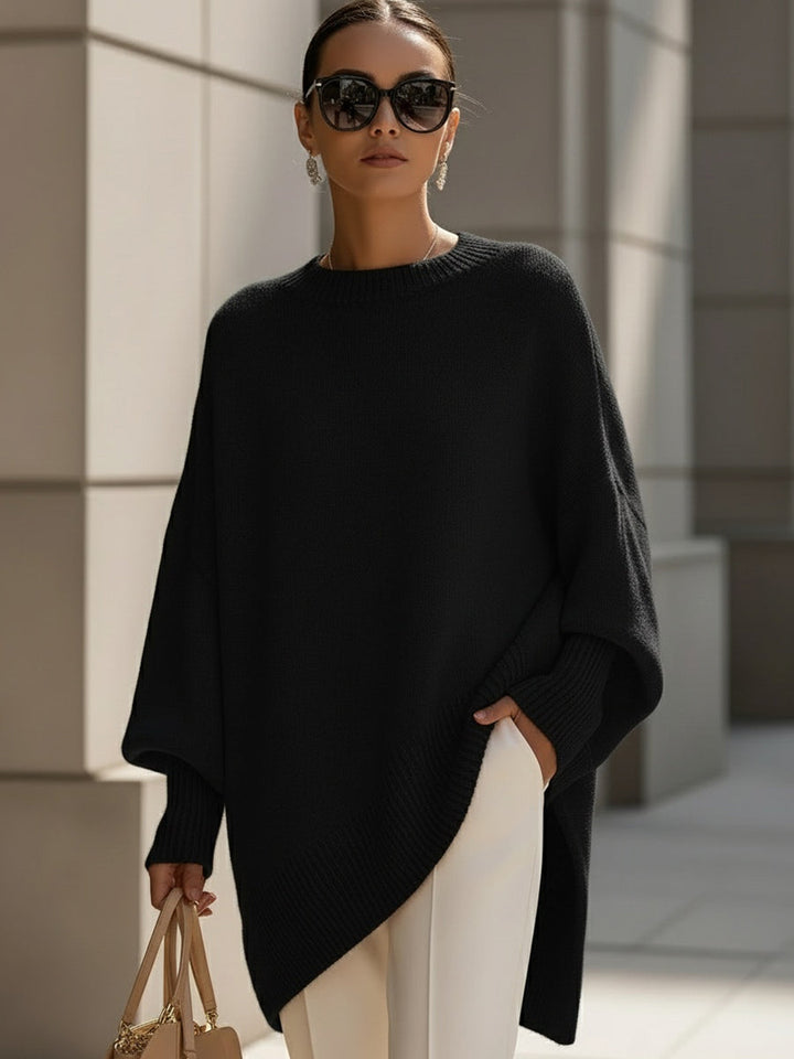 Damenbluse | Oversized Pocho-Stil