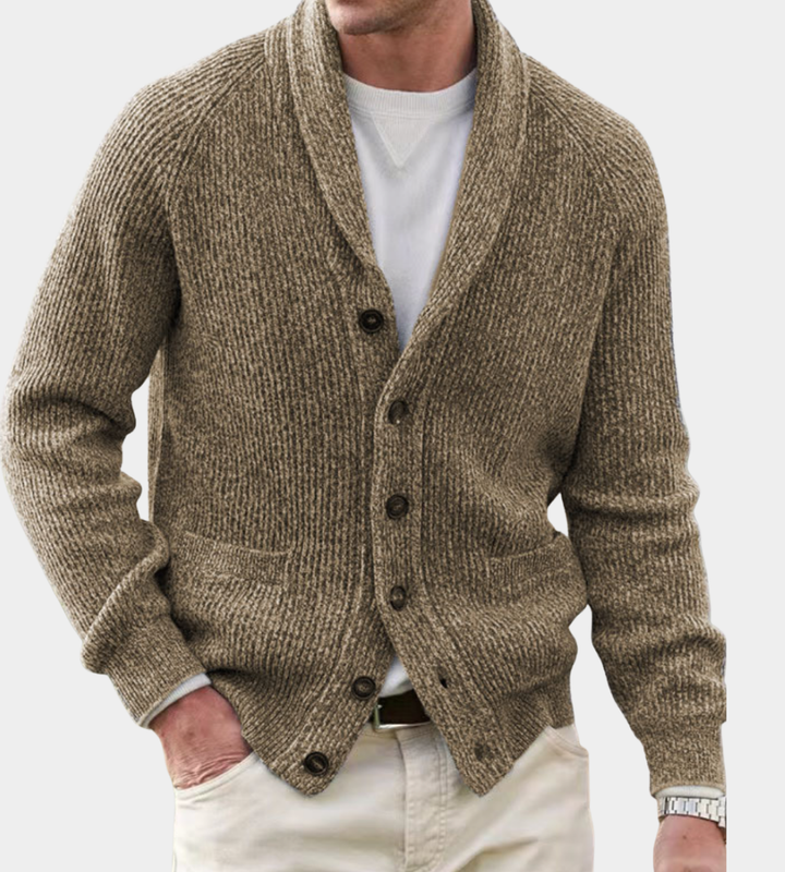 Philip | Klassischer Schal-Cardigan