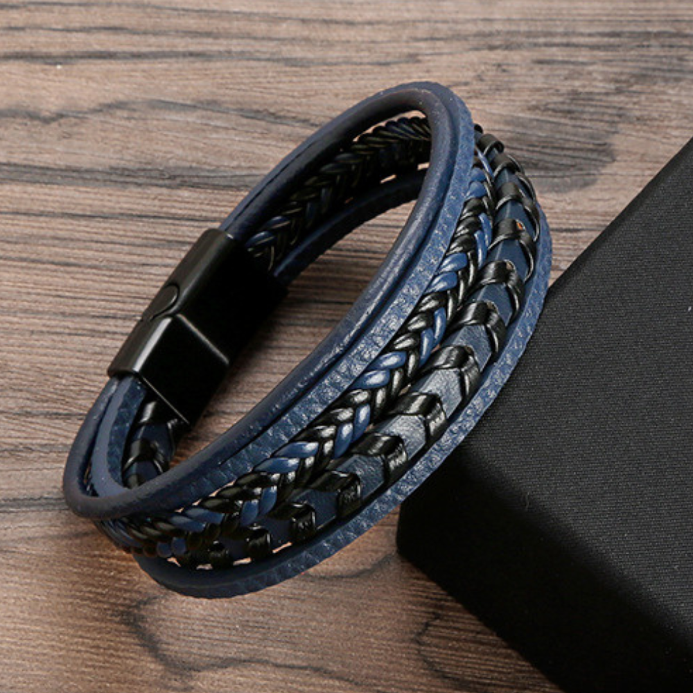 Felix | Geflochtenes Leder-Viking-Armband