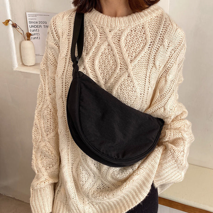Damen Halbe Mond Schultertasche | Latoya