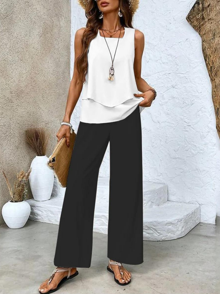 Damen Zweiteiliges Set mit Koordiniertem Design und Vielseitigem Stil