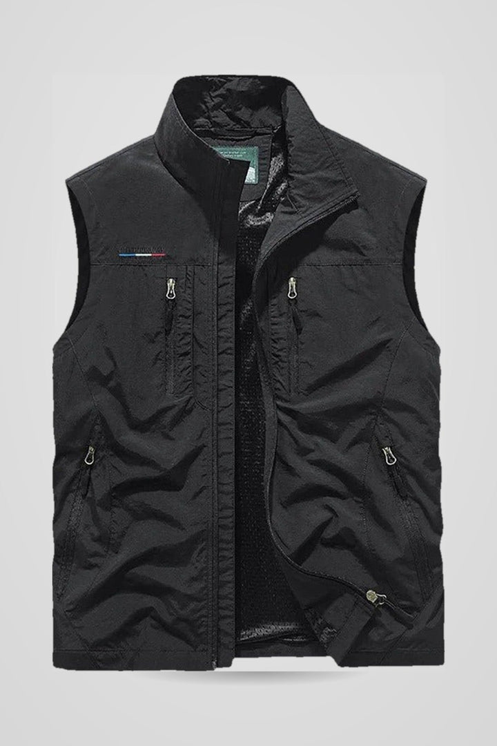 Lachlan | Herren Zip-Front Übergroßes Gepolstertes Gilet für den Alltag