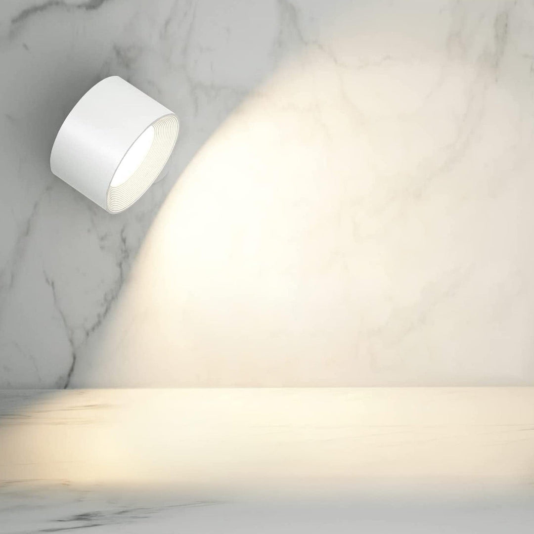 Multifunctional Wireless Wall Lamp Rechargeable &amp; Dimmable with 360° Rotation