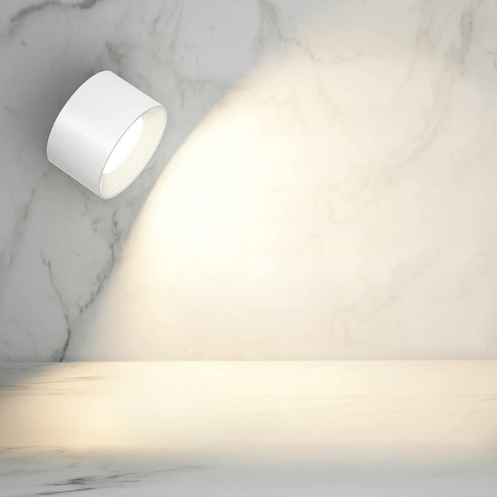 Multifunctional Wireless Wall Lamp Rechargeable &amp; Dimmable with 360° Rotation