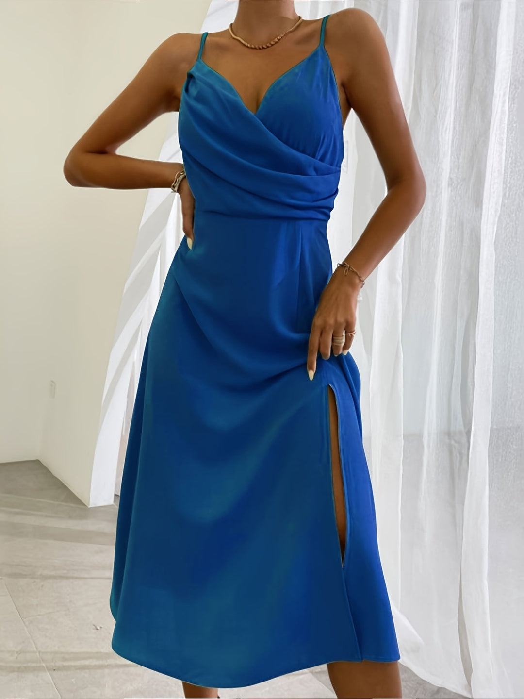 SIRENA – Luxe Print Slip Dress