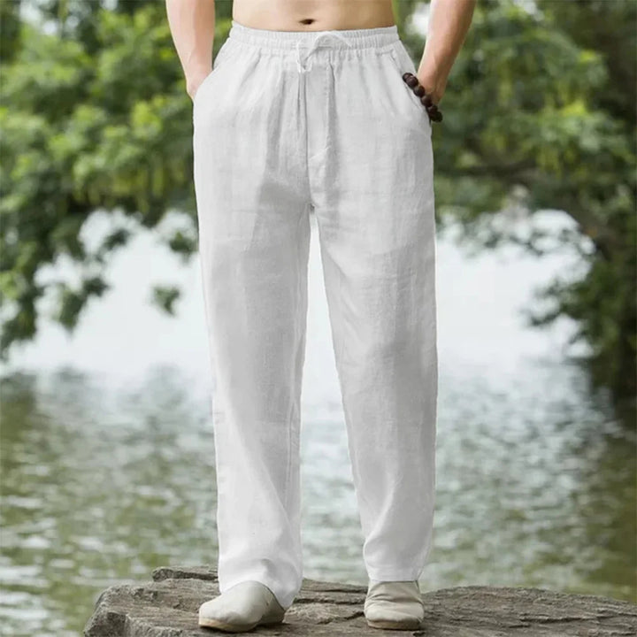 Leinen Strandhose für Herren