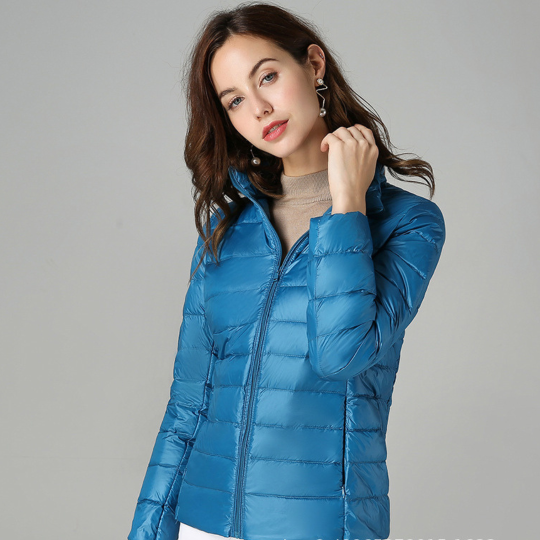 Damen Packable Daunenjacke – Ultra-Leichte Pufferjacke