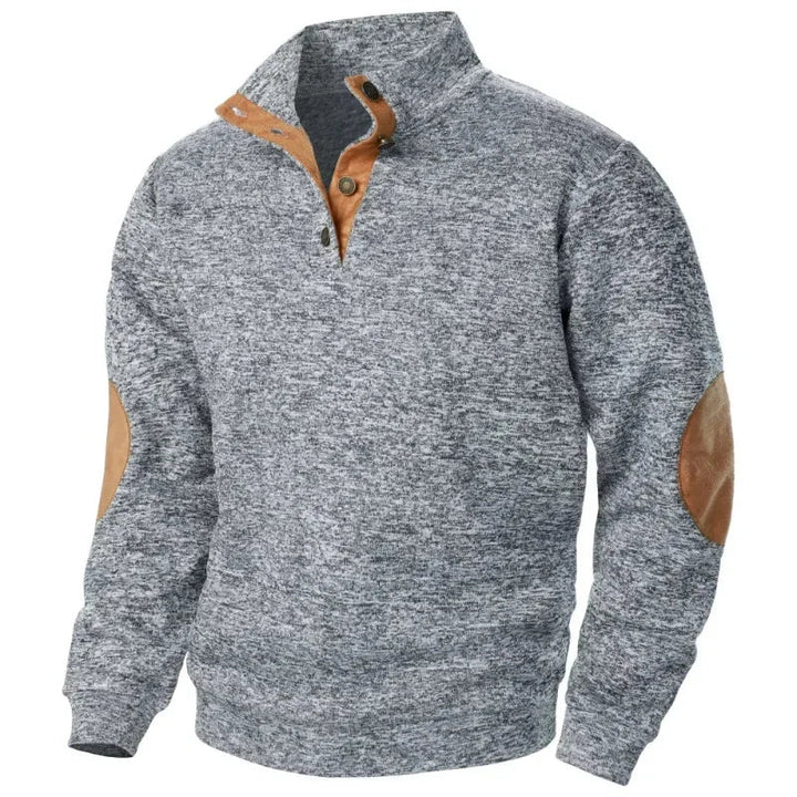 Chandail à col en V pour homme, idéal pour le plein air et les loisirs