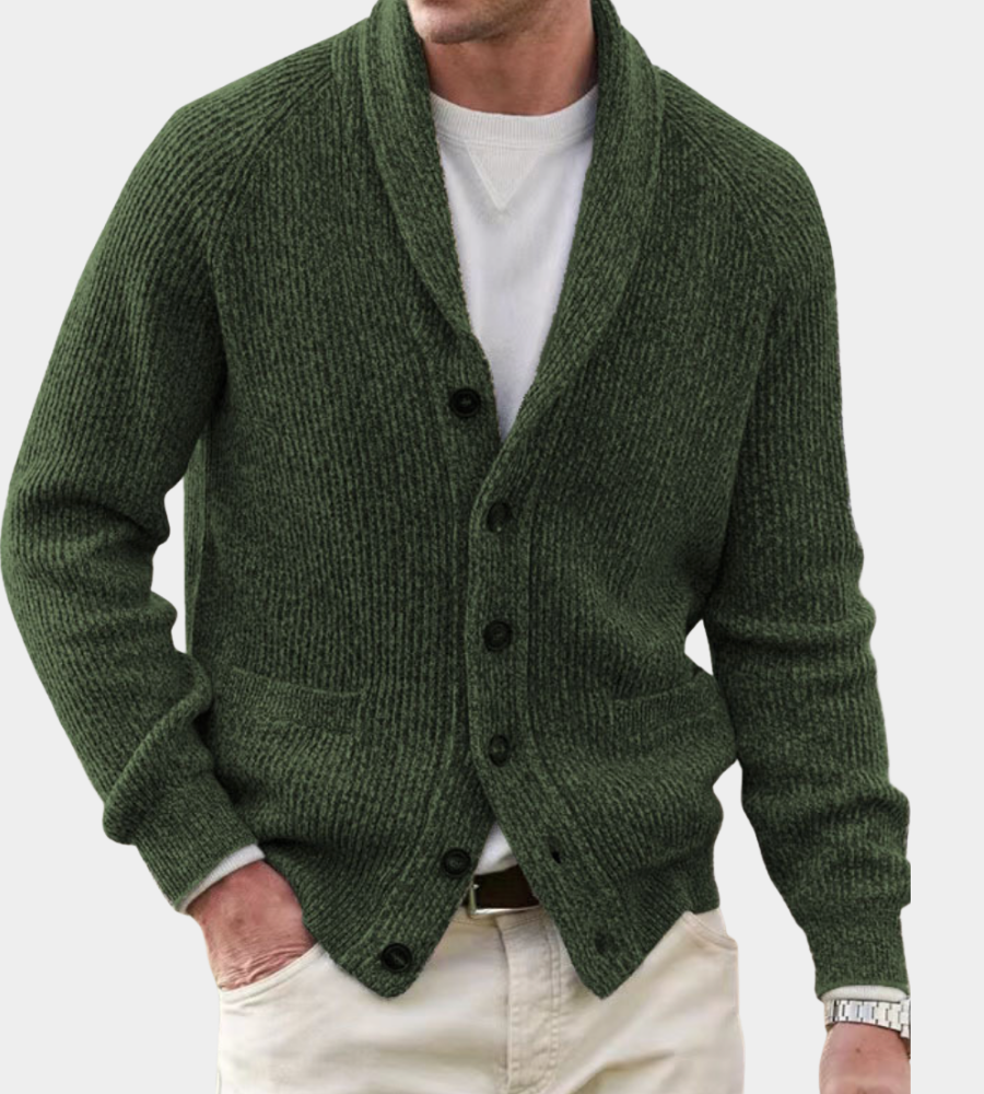 Philip | Klassischer Schal-Cardigan
