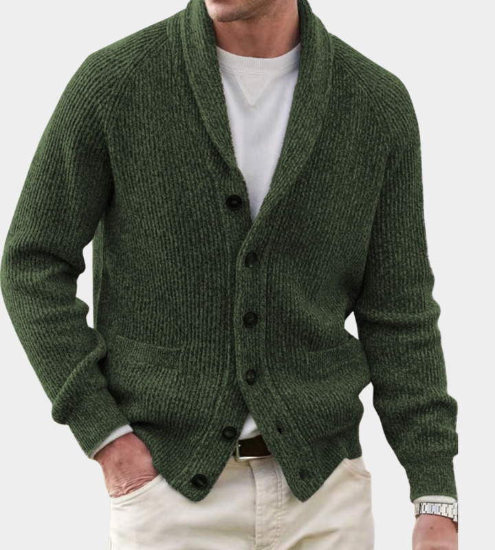 Philip | Klassischer Schal-Cardigan