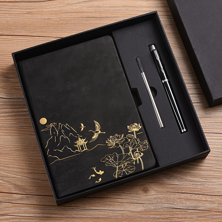 AuroraScript Notebook Set – Elegant Writing with Changing Shine