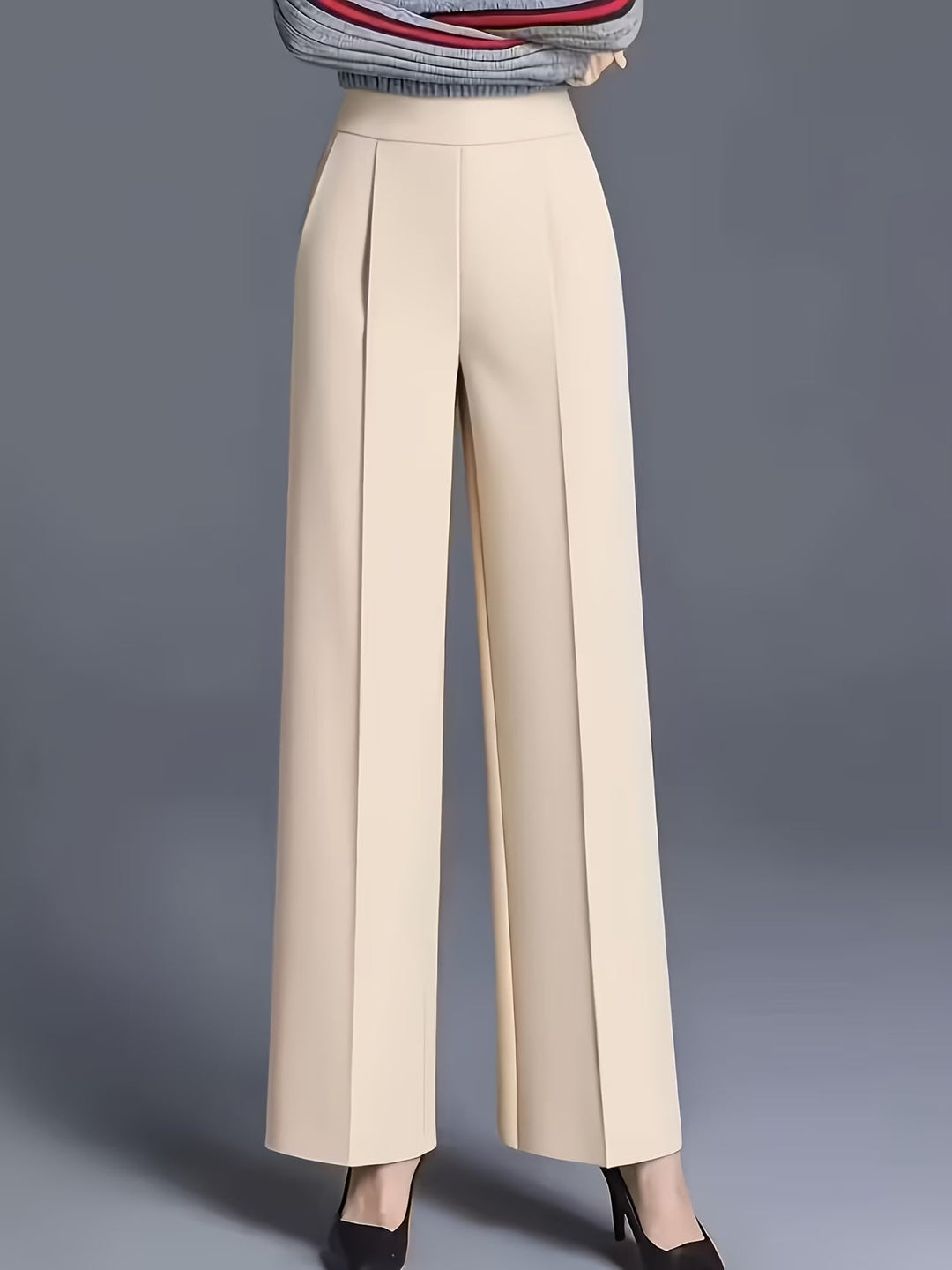Eviana | Elegante Hochtaillierte Hose mit Schrägtaschen