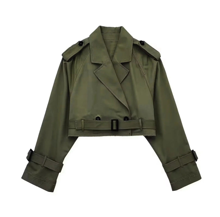 Angie | Trench-coat mi-saison pour femme avec ceinture
