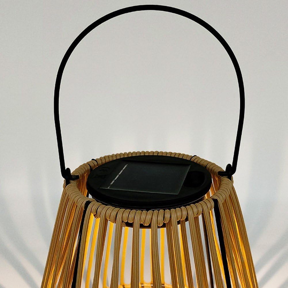 Solar Table Lamp Rattan Look | LED | Wireless | Outdoor