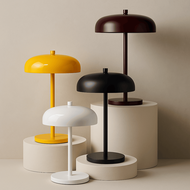Wireless LED Table Lamp | Dimmable | Metal | Rechargeable