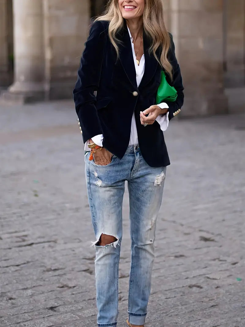 Blazer für Damen | Ein-Knopf Maßgeschneidert
