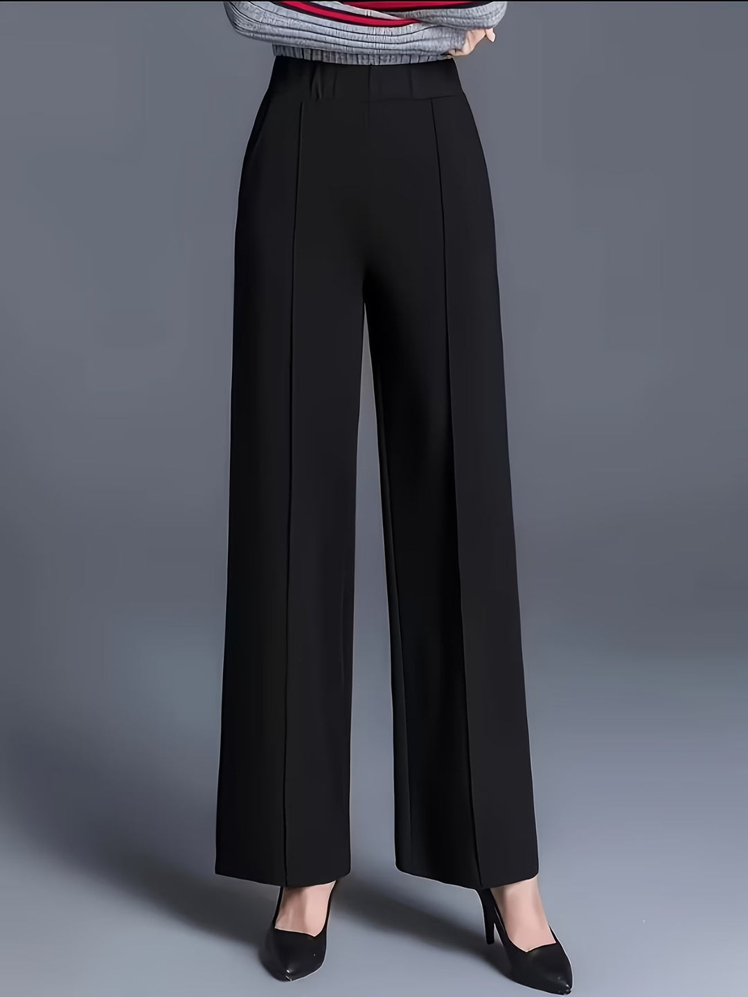 Eviana | Elegante Hochtaillierte Hose mit Schrägtaschen