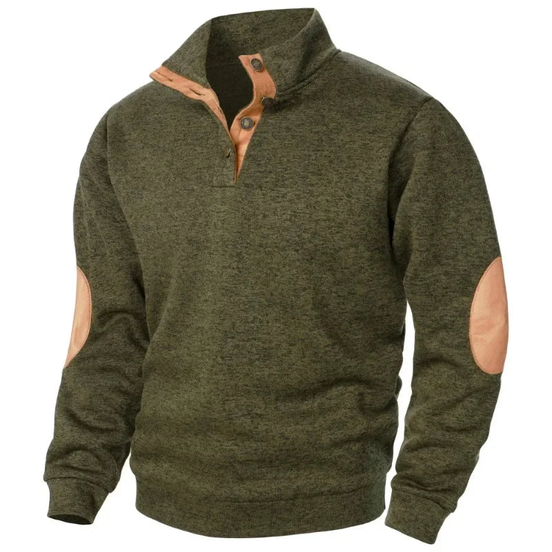 Chandail à col en V pour homme, idéal pour le plein air et les loisirs