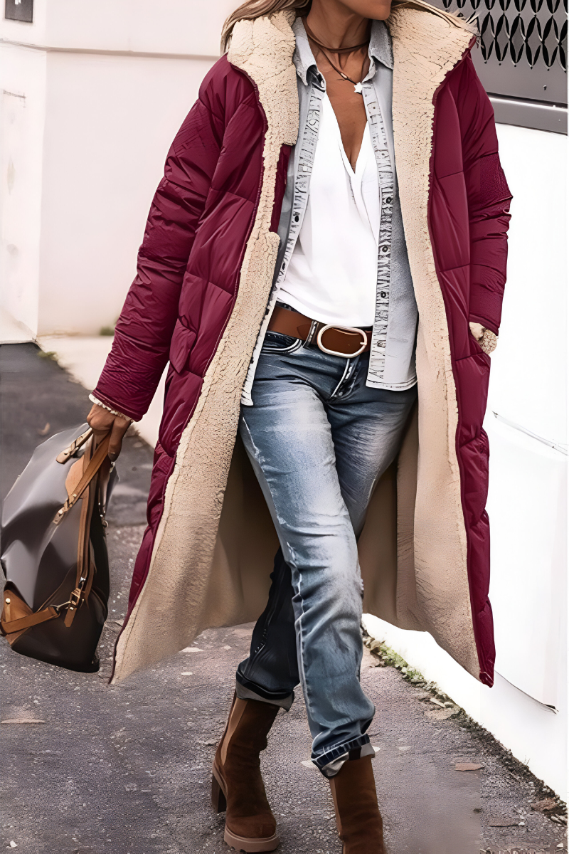 Joni | Elegante dicke wattierte Jacke