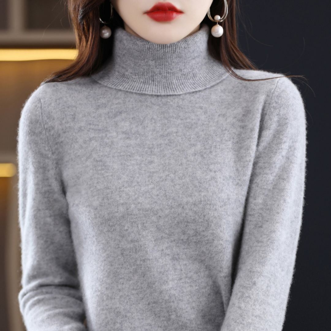 Luxus Kaschmir Damen Rollkragenpullover - Elena