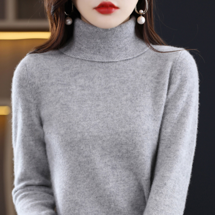 Luxus Kaschmir Damen Rollkragenpullover - Elena